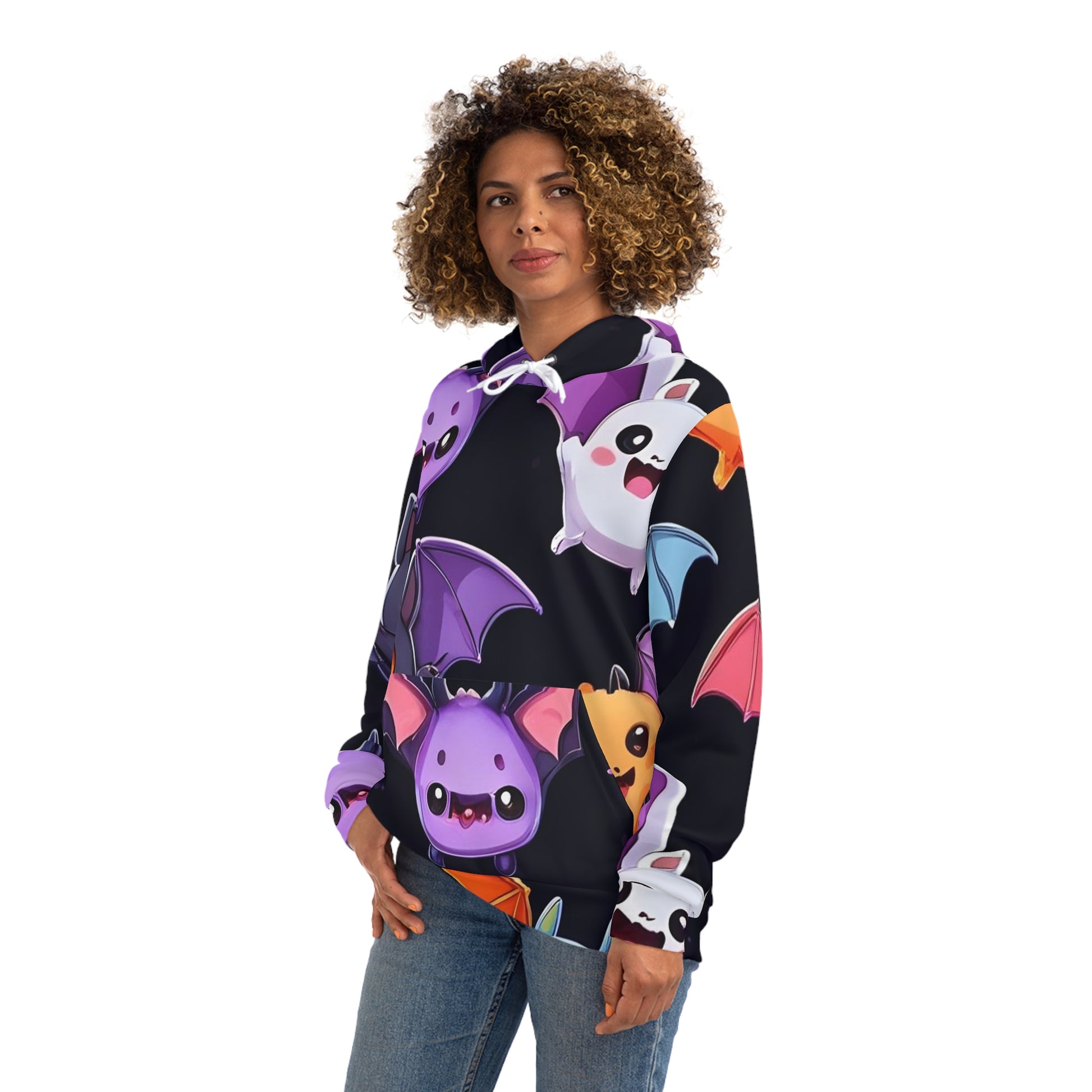 Spooky Cute Bats Sweatshirt with Hood - GFAM STORE