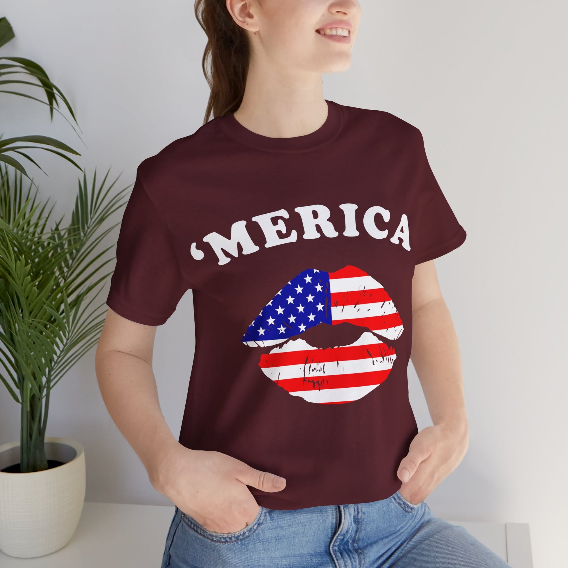 'Merica Tee - American Kiss - GFAM STORE