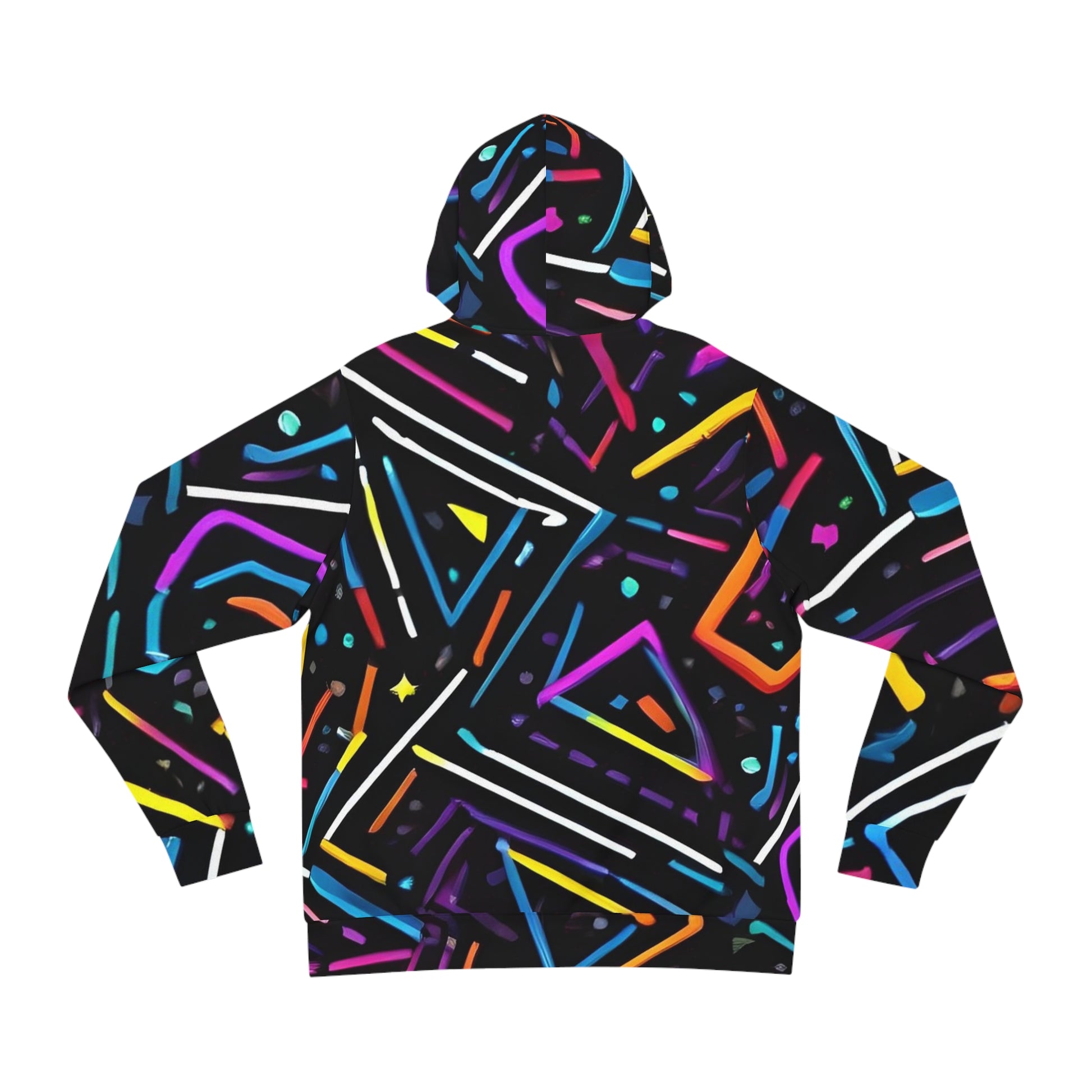 Geometric Streetwear Sweatshirt with Hood 2 - GFAM STORE