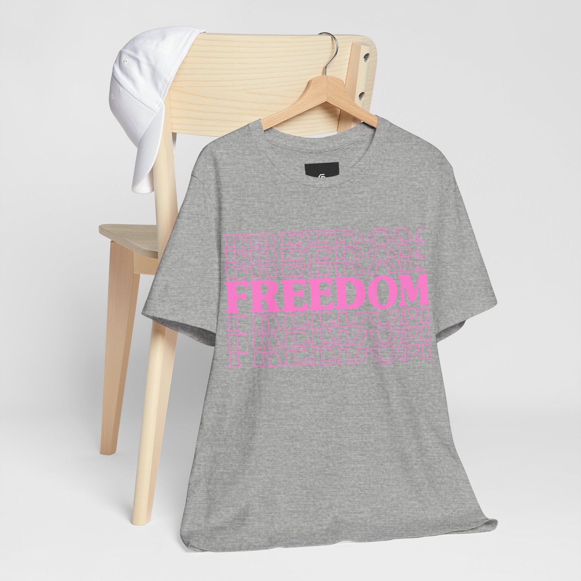 Freedom Stacked T-Shirt - GFAM STORE