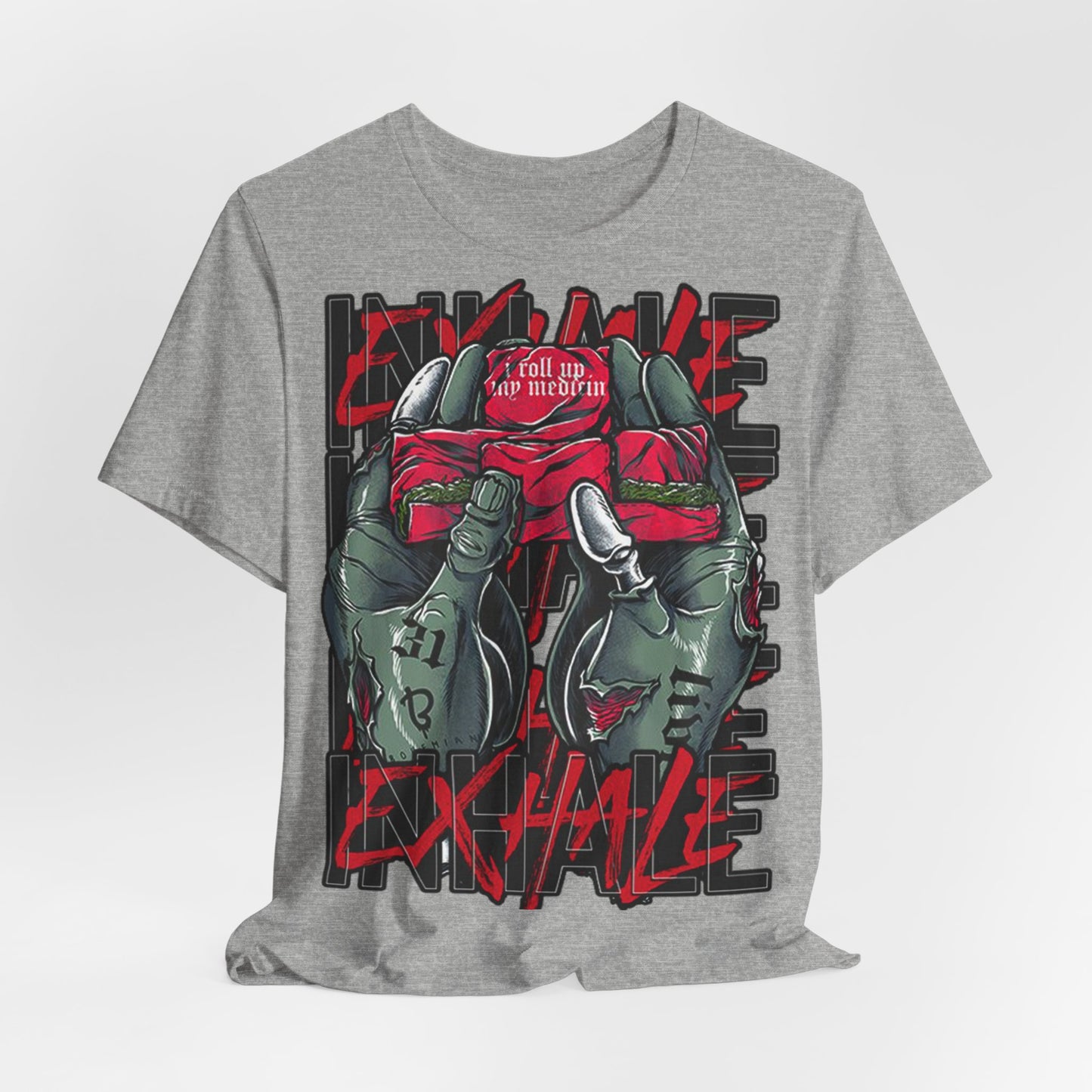 Inhale T-Shirt - Urban Graphic Art - GFAM STORE