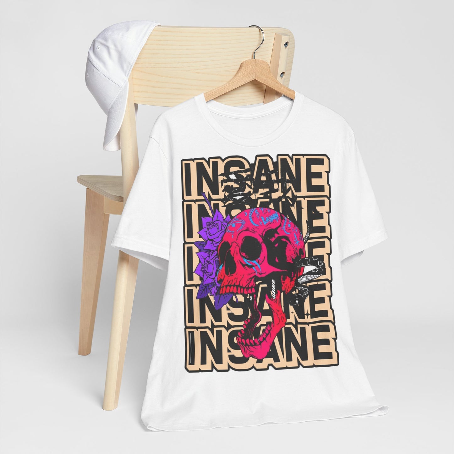 Insane Skull Graphic Tee - Unique Design - GFAM STORE