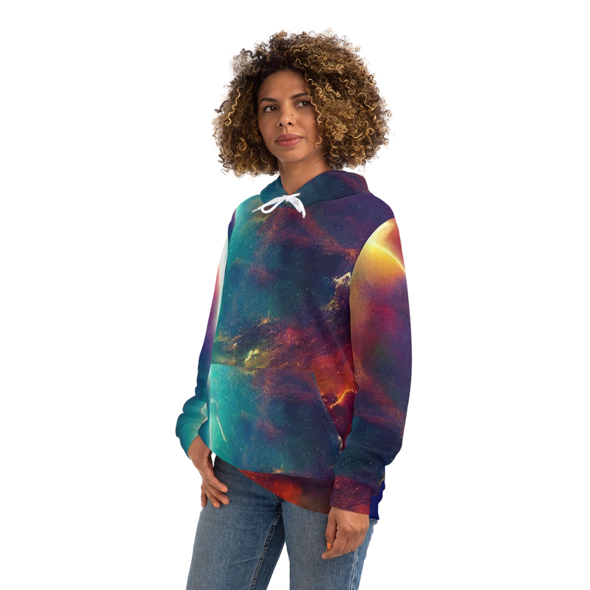 Cosmic Nebula Sweatshirt with Hood 1 - GFAM STORE