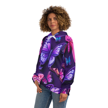 Iridescent Butterfly Sweatshirt with Hood - GFAM STORE