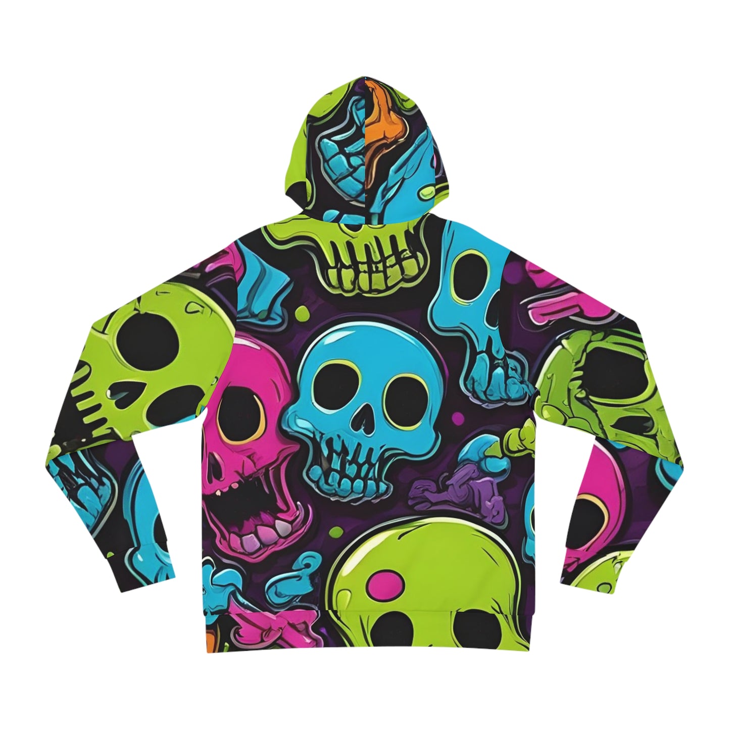 Colorful Skull Sweatshirt with Hood - GFAM STORE