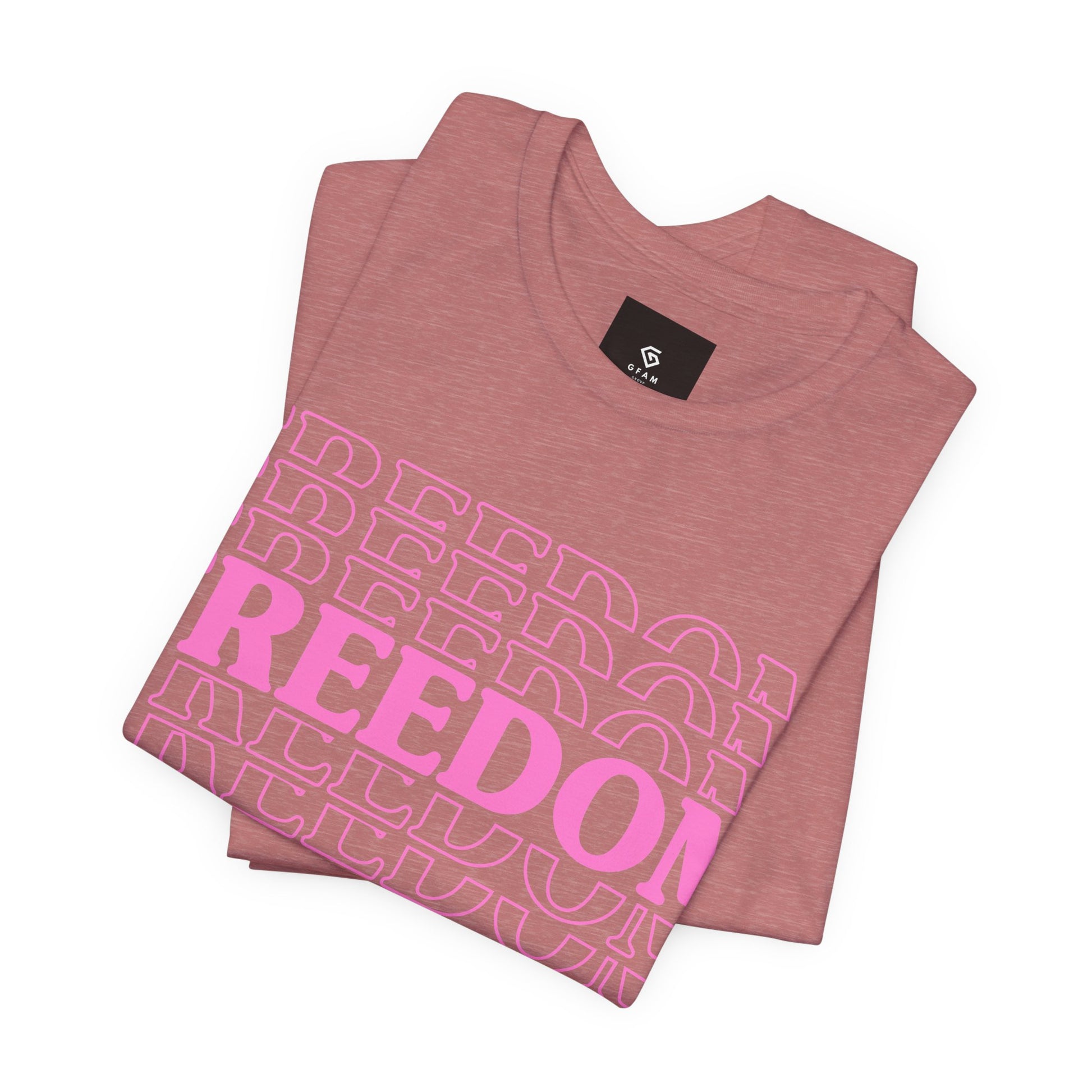 Freedom Stacked T-Shirt - GFAM STORE