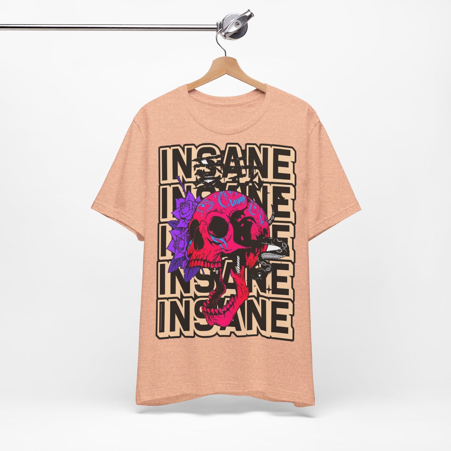 Insane Skull Graphic Tee - Unique Design - GFAM STORE