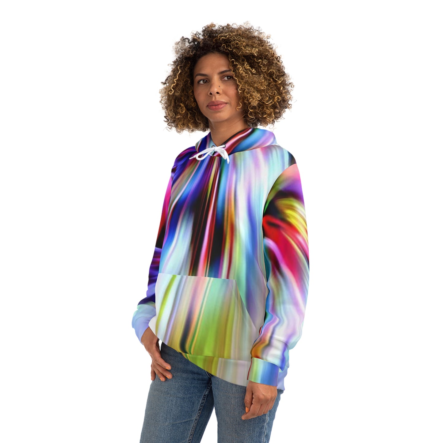 Colorful Abstract Sweatshirt with Hood - GFAM STORE