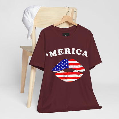 'Merica Tee - American Kiss - GFAM STORE