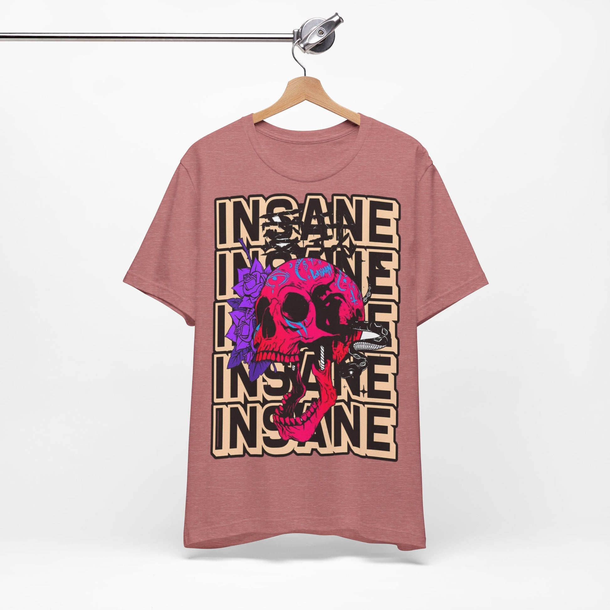 Insane Skull Graphic Tee - Unique Design - GFAM STORE