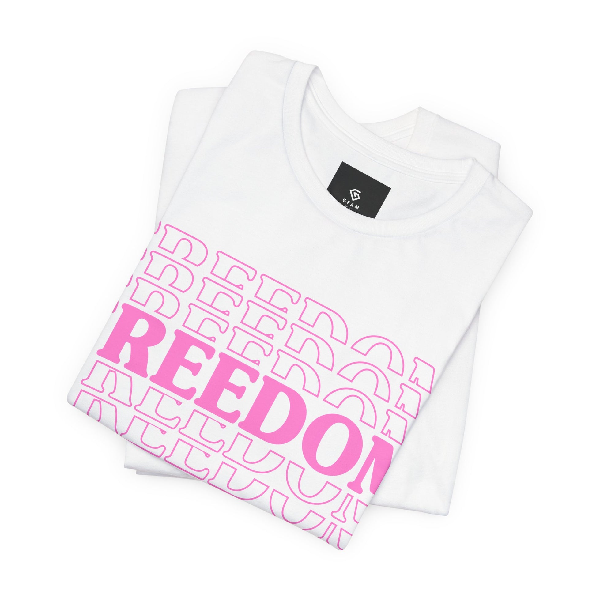 Freedom Stacked T-Shirt - GFAM STORE