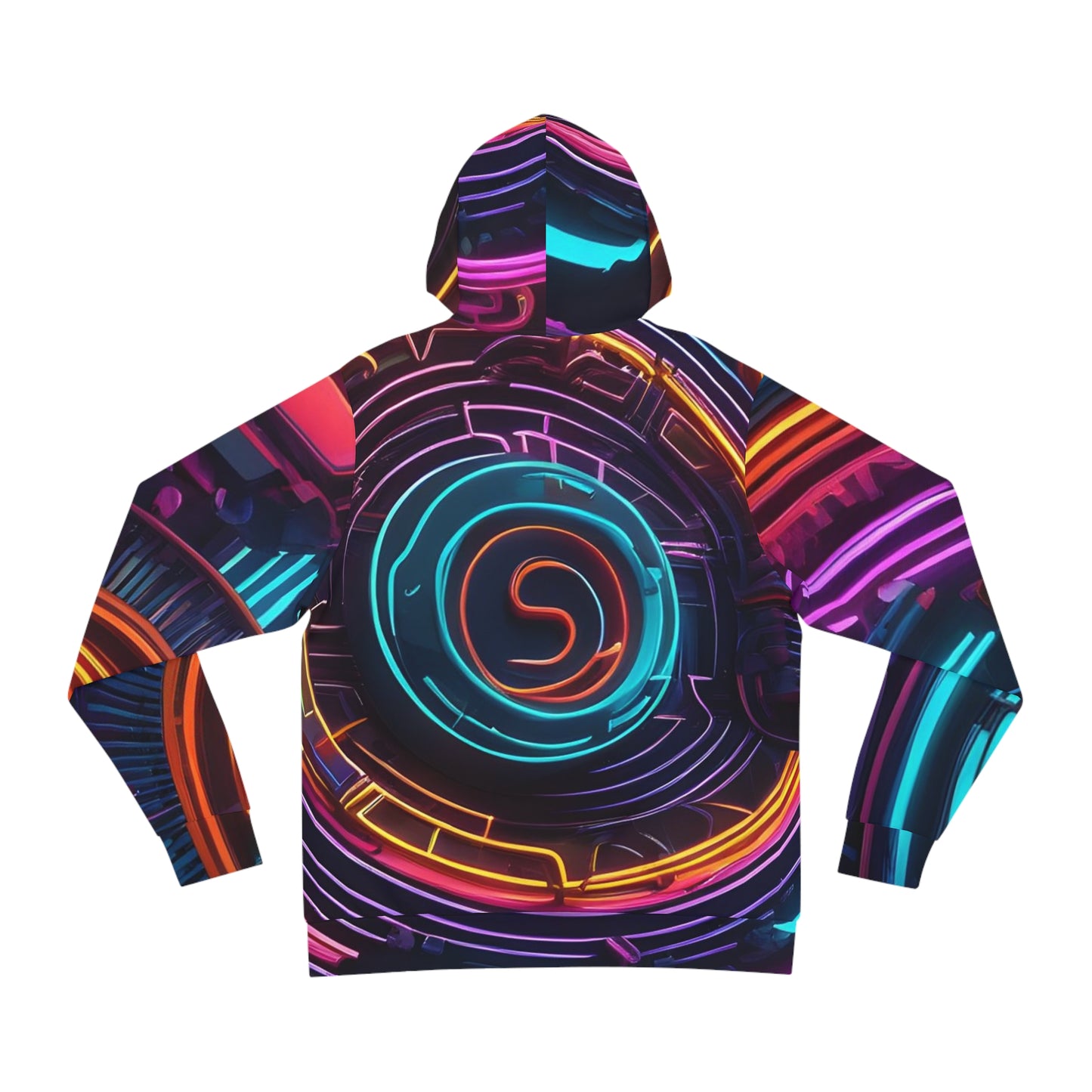 Neon Glowing Lines Sweatshirt with Hood - GFAM STORE