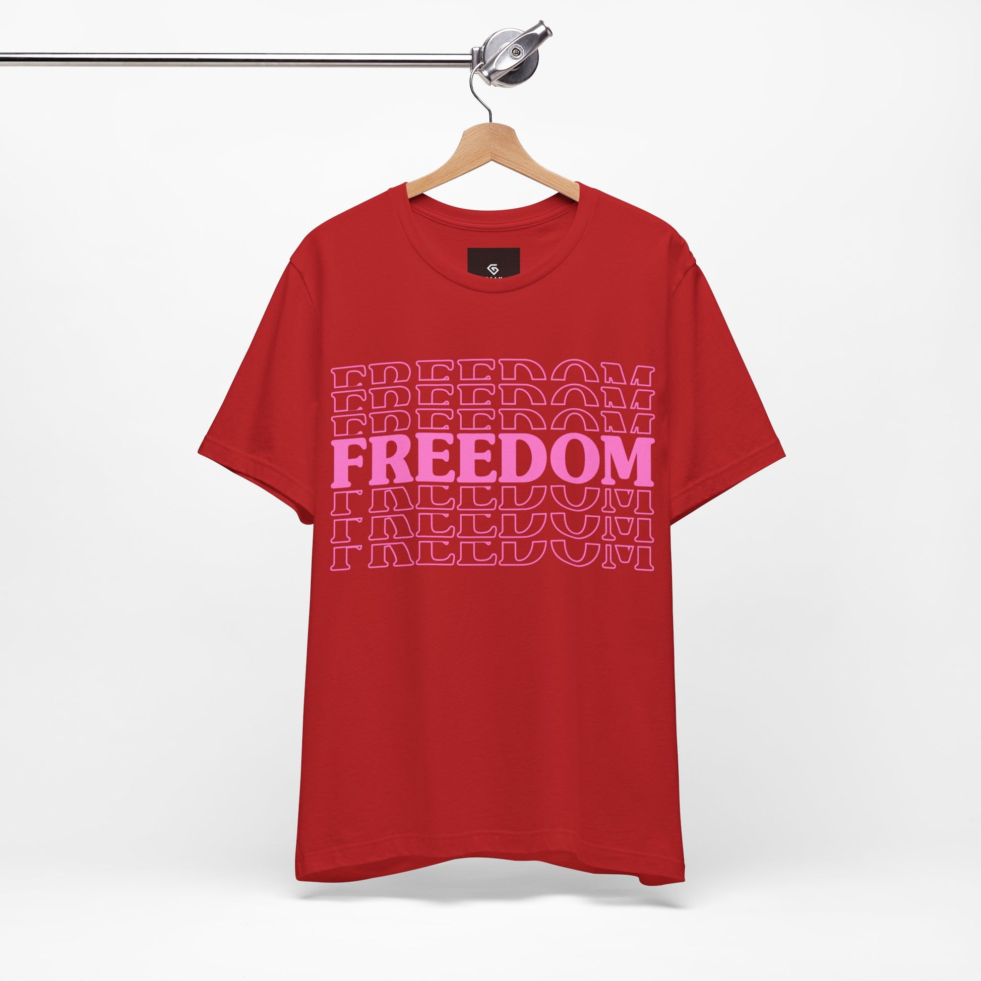 Freedom Stacked T-Shirt - GFAM STORE