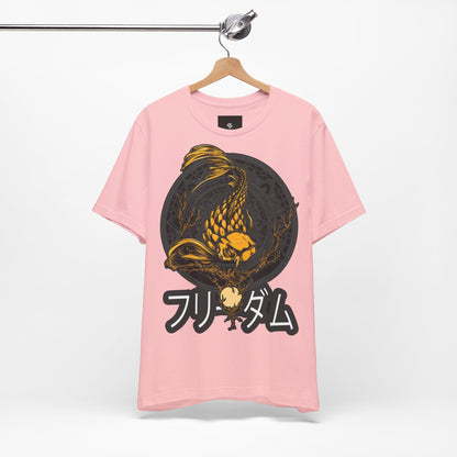 Artistic Koi T-Shirt - "Freedom" - GFAM STORE