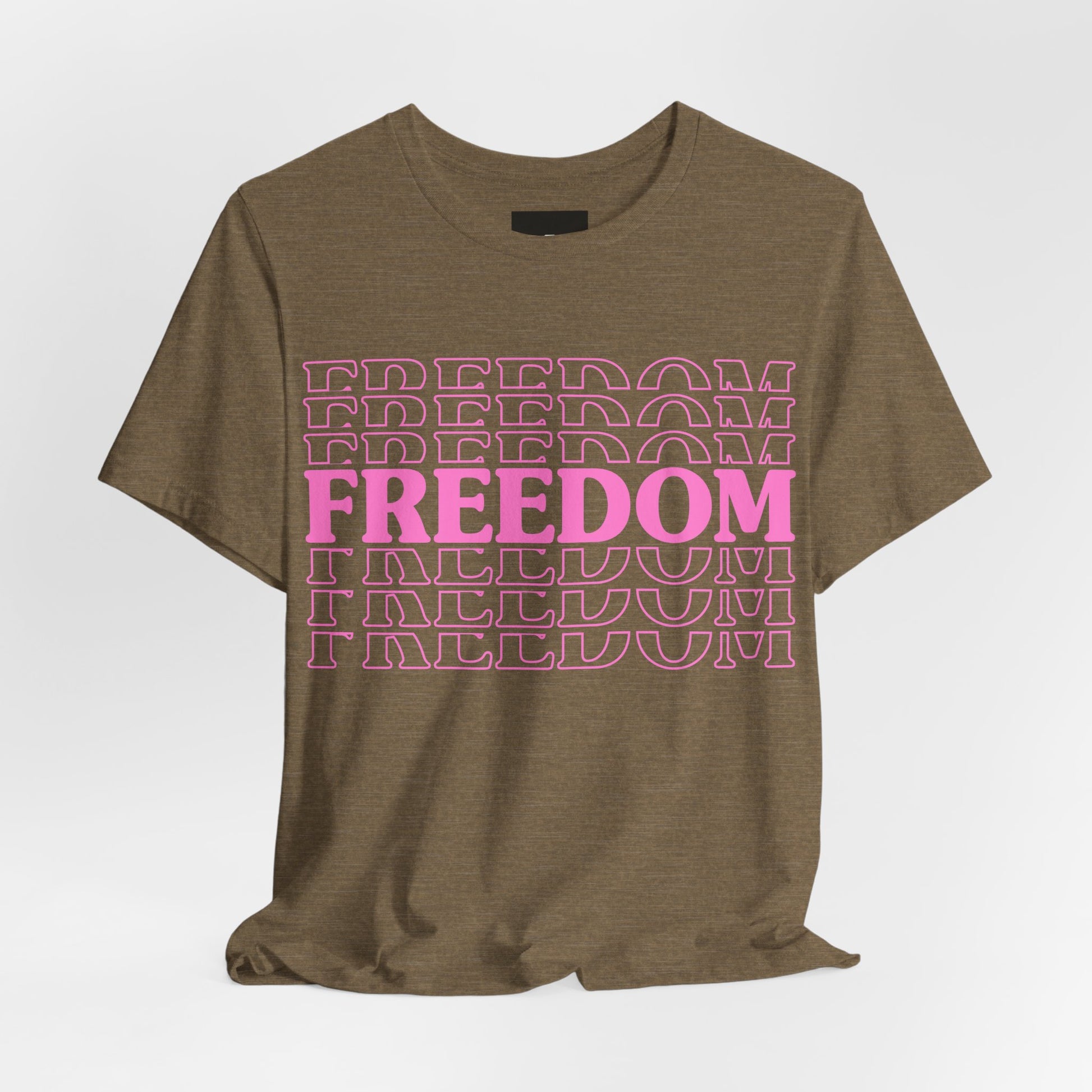 Freedom Stacked T-Shirt - GFAM STORE