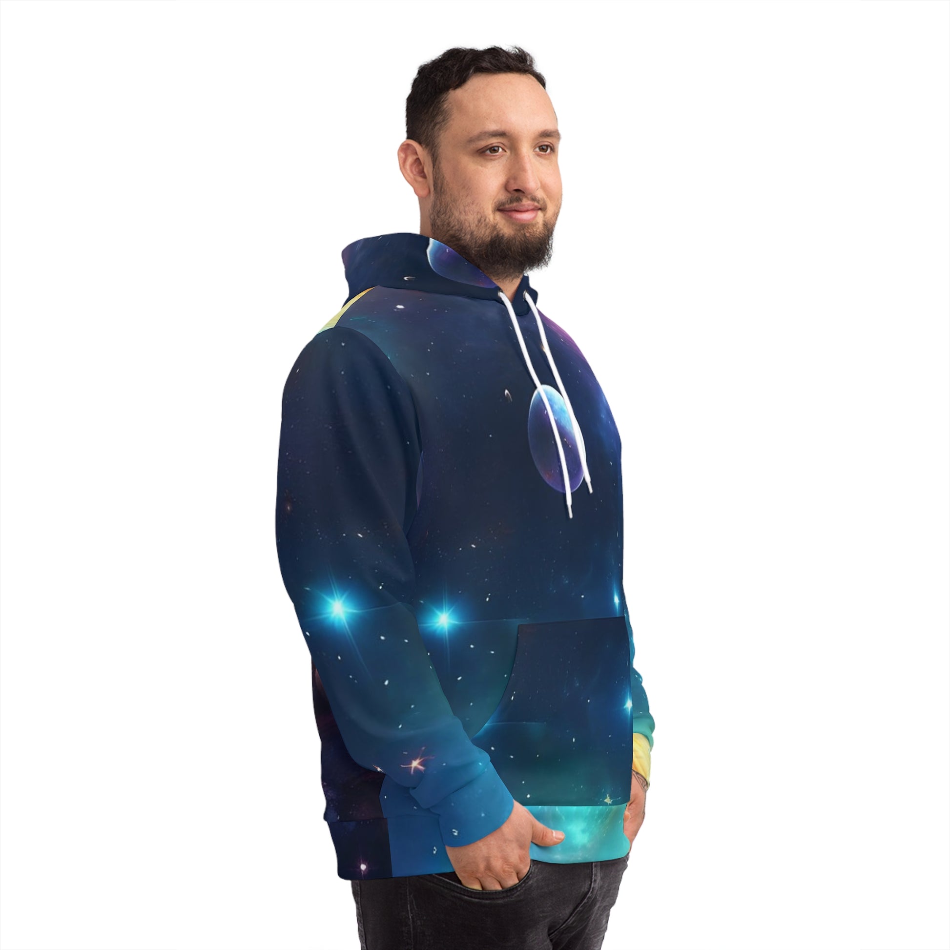 Starry Night  Dreamy Galaxy Sweatshirt with Hood - GFAM STORE