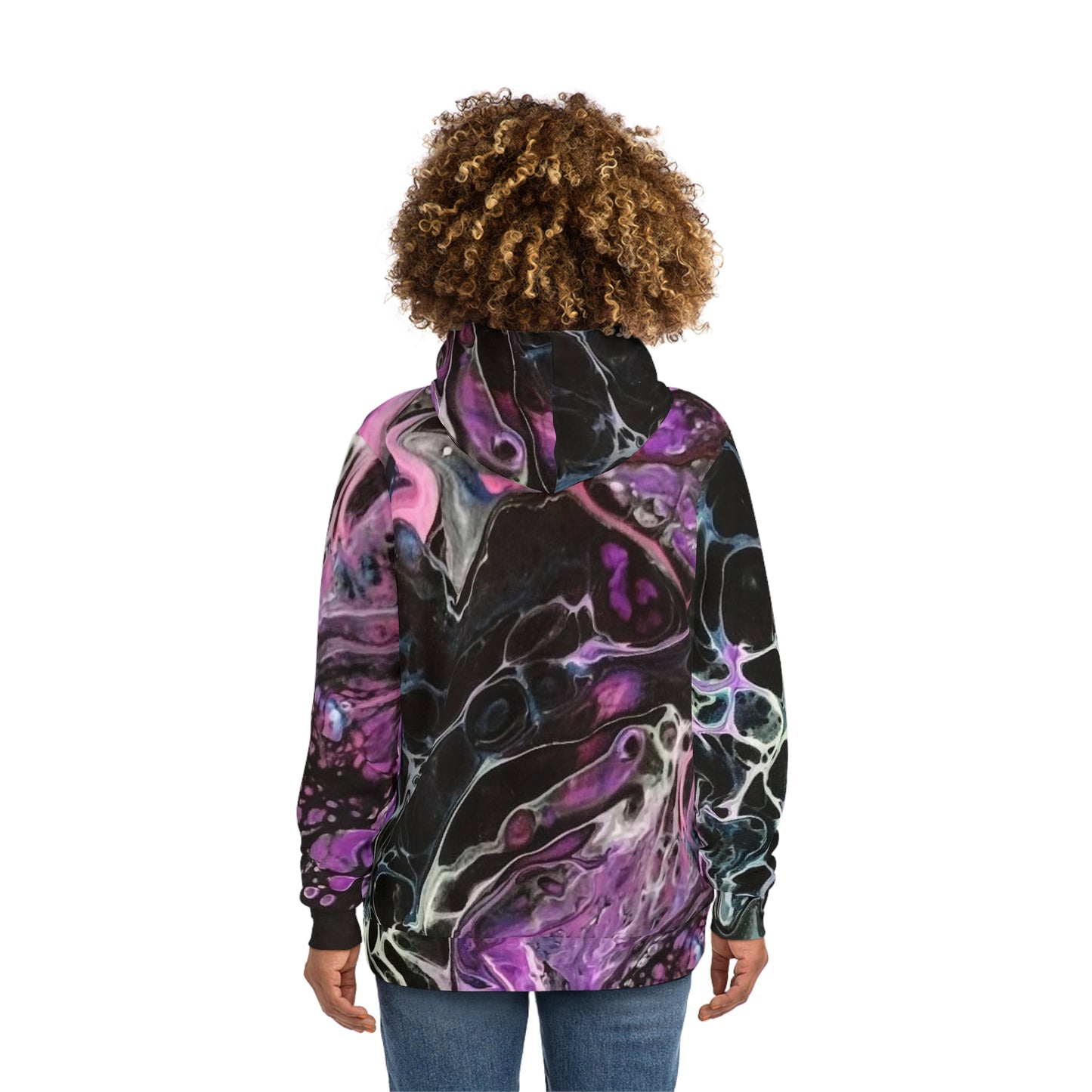 Fluid Art Abstract Sweatshirt with Hood - GFAM STORE