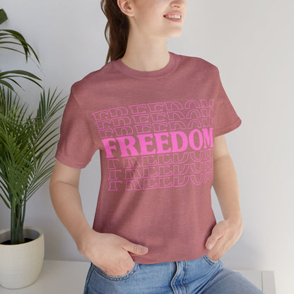 Freedom Stacked T-Shirt - GFAM STORE