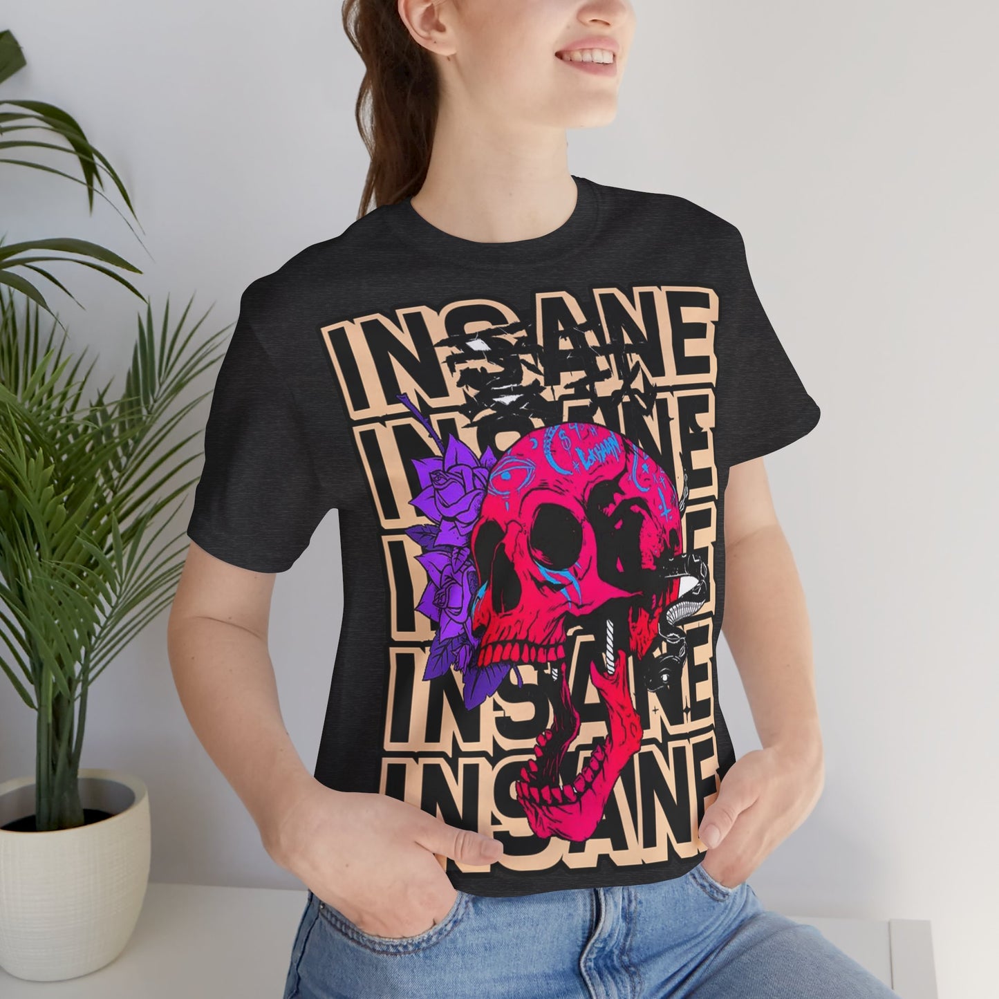 Insane Skull Graphic Tee - Unique Design - GFAM STORE