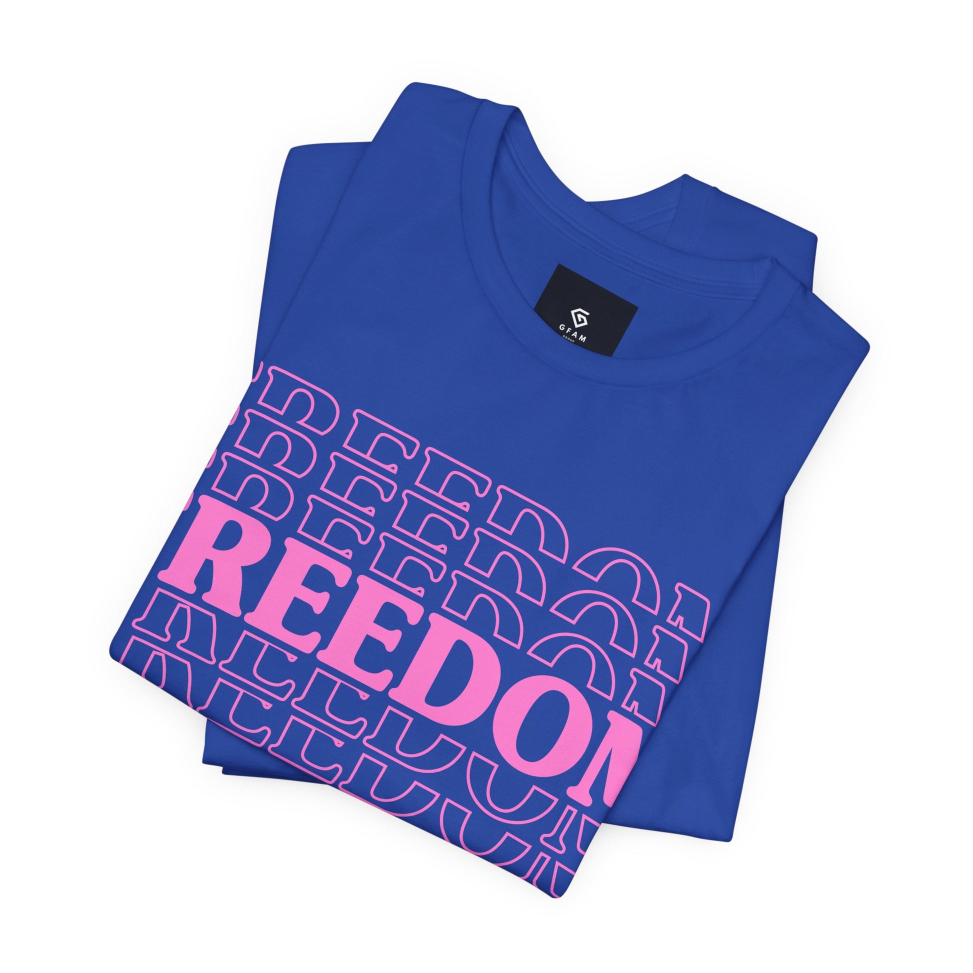 Freedom Stacked T-Shirt - GFAM STORE