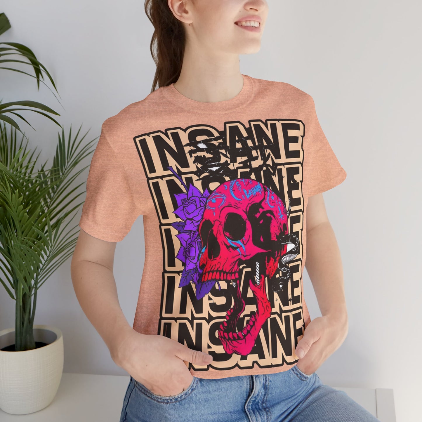 Insane Skull Graphic Tee - Unique Design - GFAM STORE