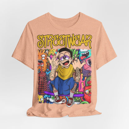 Streetwear T-Shirt - Cartoon Graphic - GFAM STORE