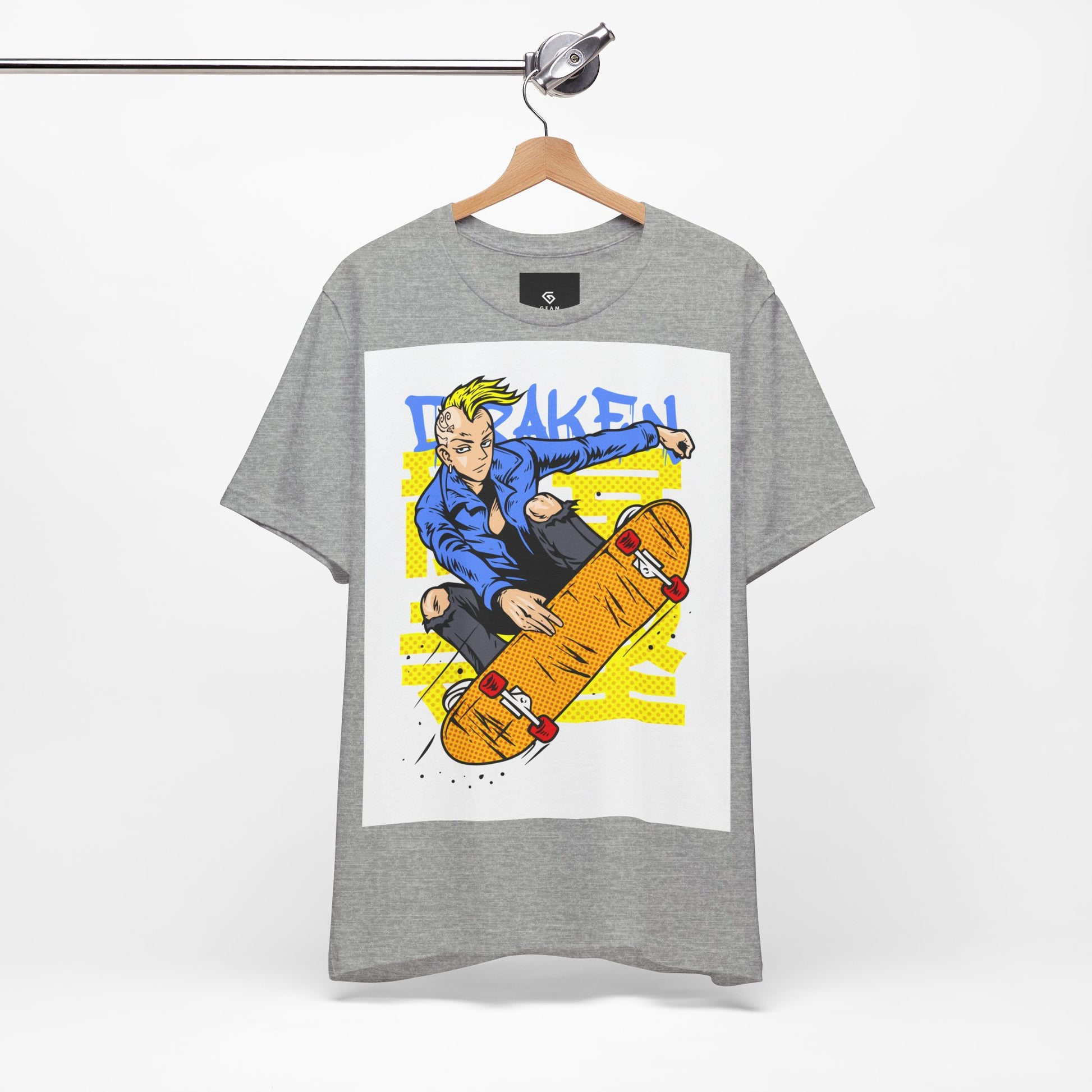 Draken Skateboard T-Shirt - GFAM STORE