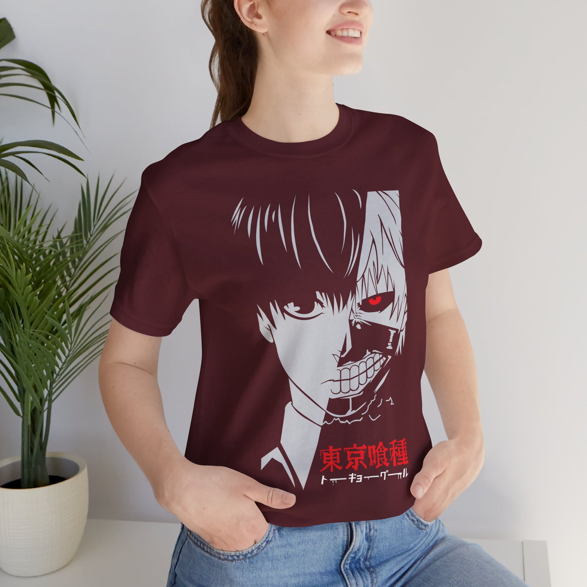 Tokyo Ghoul - Ken Kaneki Split Face T-Shirt - GFAM STORE