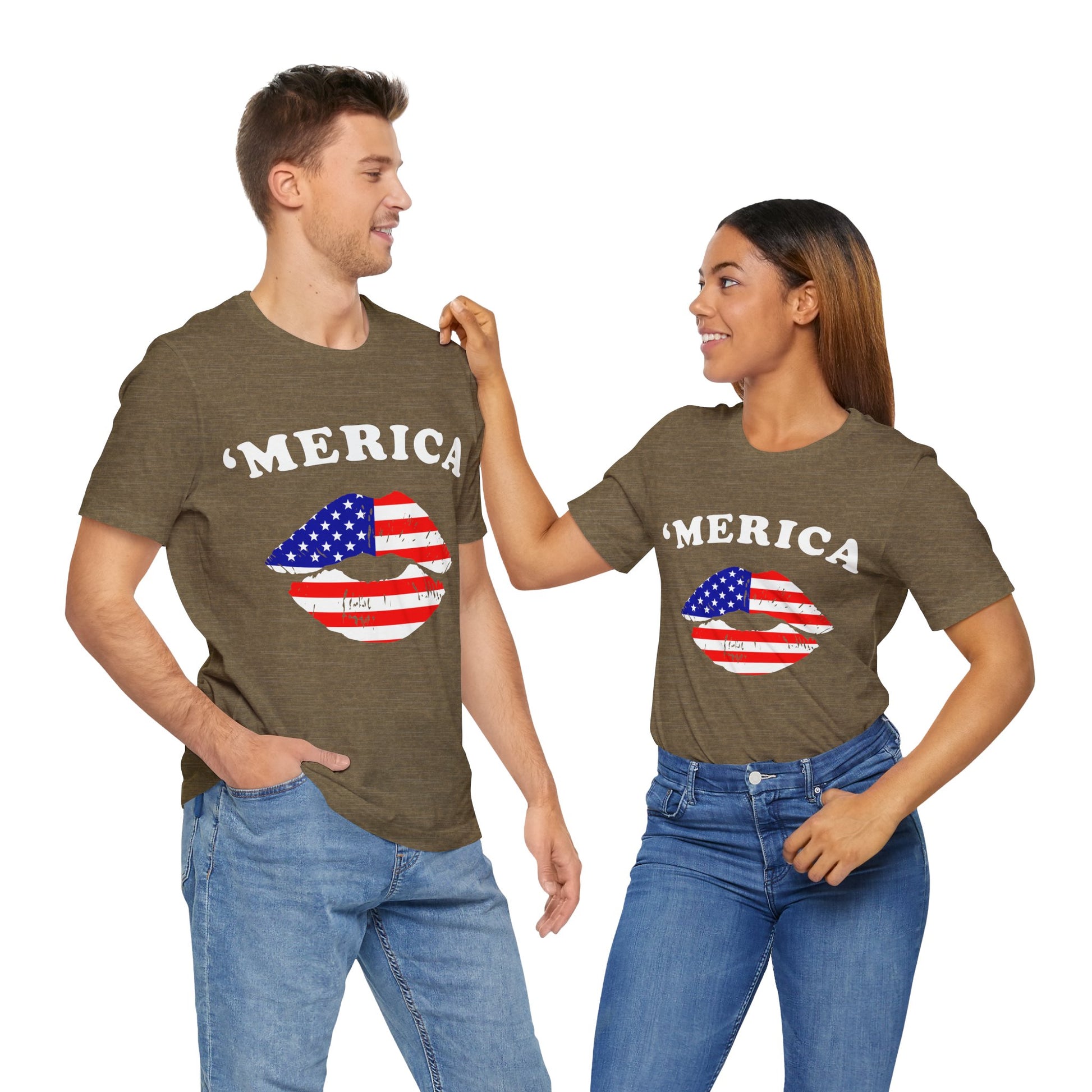 'Merica Tee - American Kiss - GFAM STORE