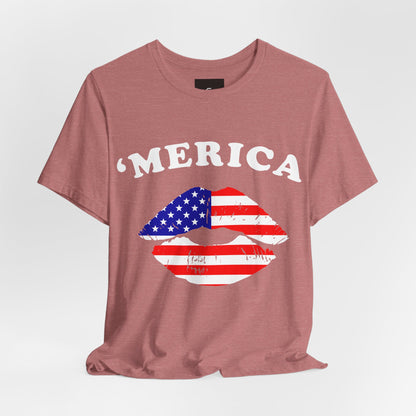 'Merica Tee - American Kiss - GFAM STORE