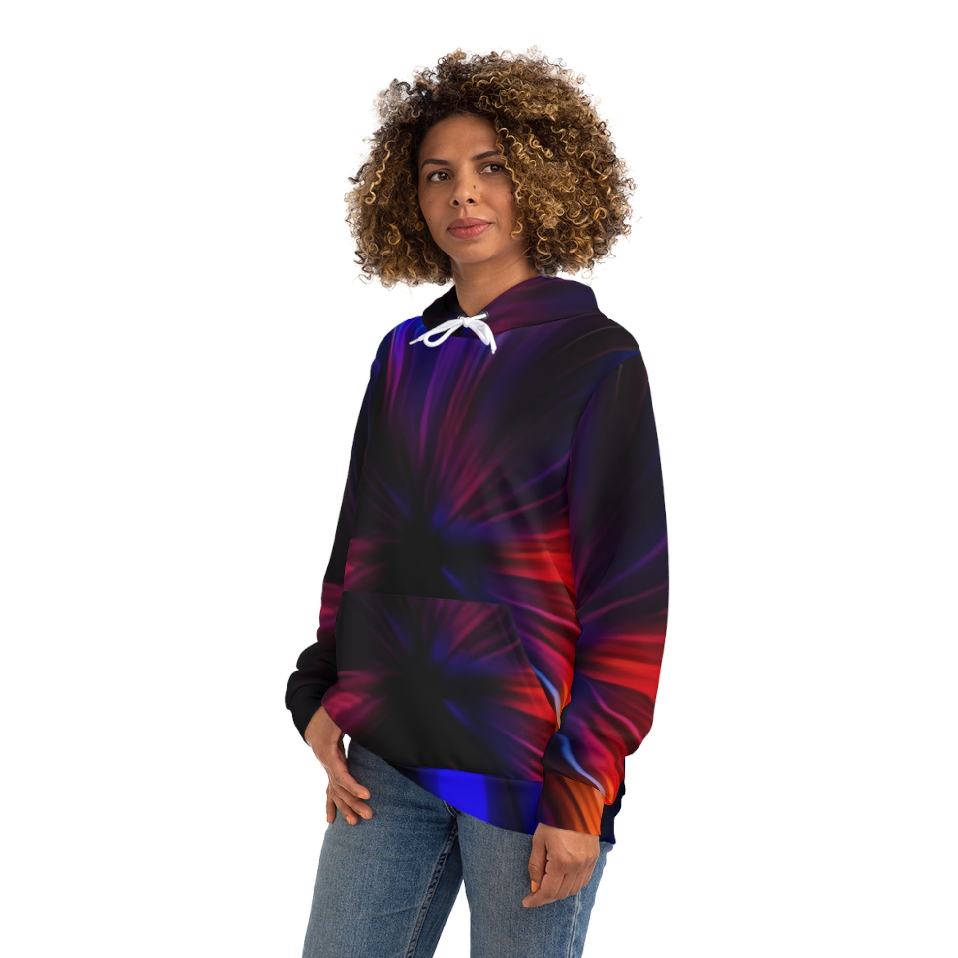 Color Burst Sweatshirt with Hood - GFAM STORE