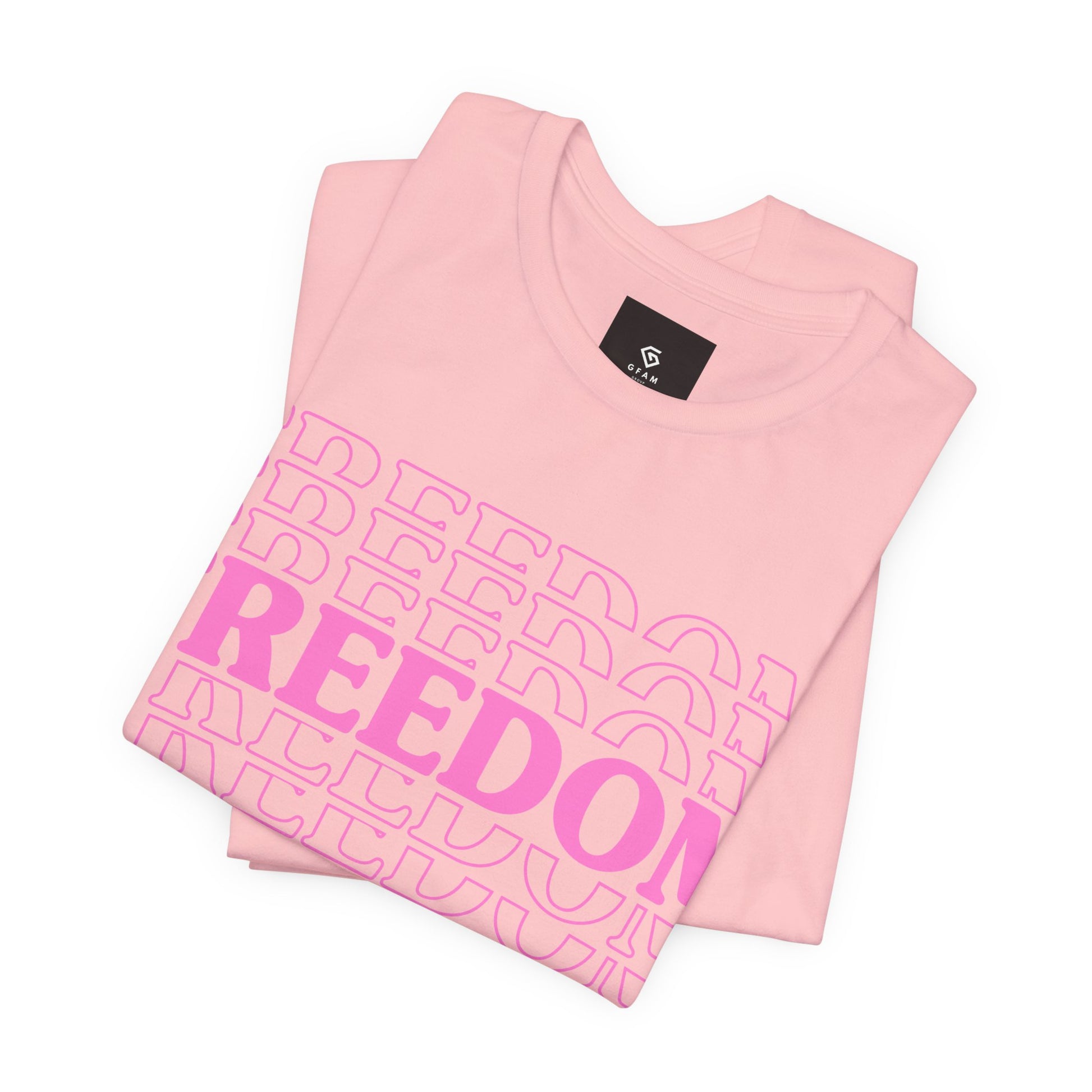 Freedom Stacked T-Shirt - GFAM STORE