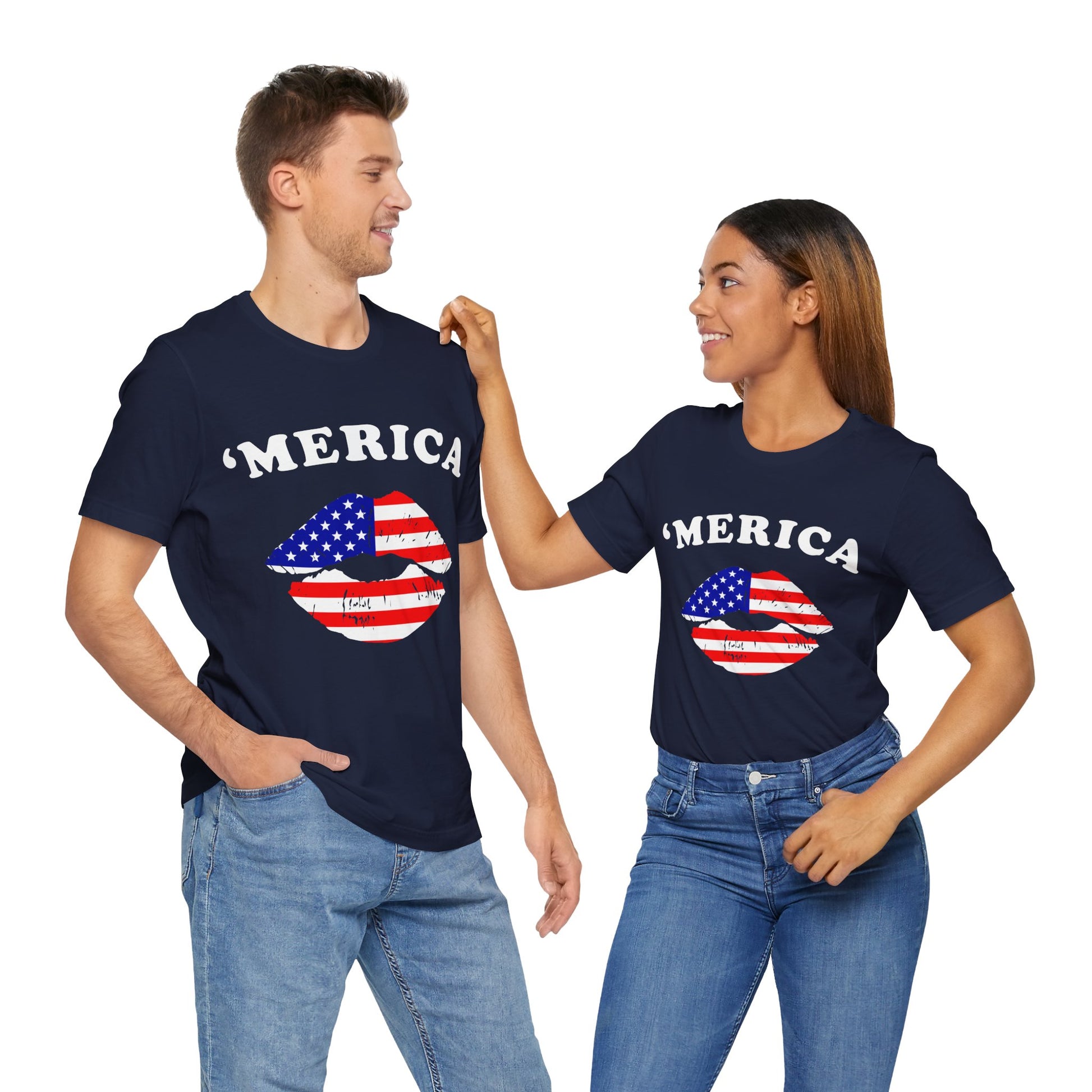 'Merica Tee - American Kiss - GFAM STORE