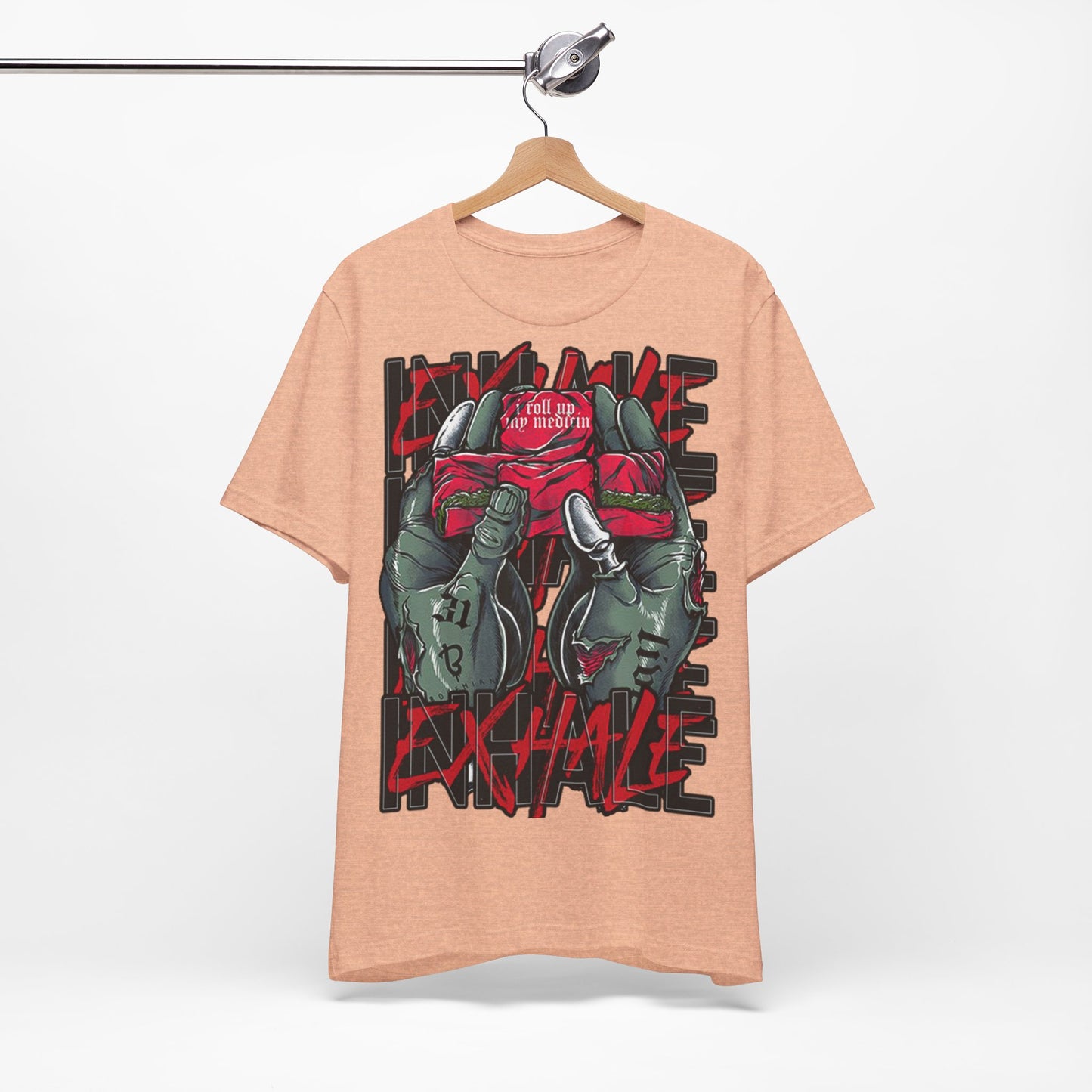 Inhale T-Shirt - Urban Graphic Art - GFAM STORE