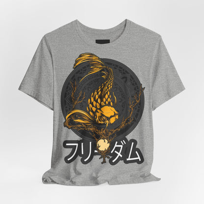 Artistic Koi T-Shirt - "Freedom" - GFAM STORE