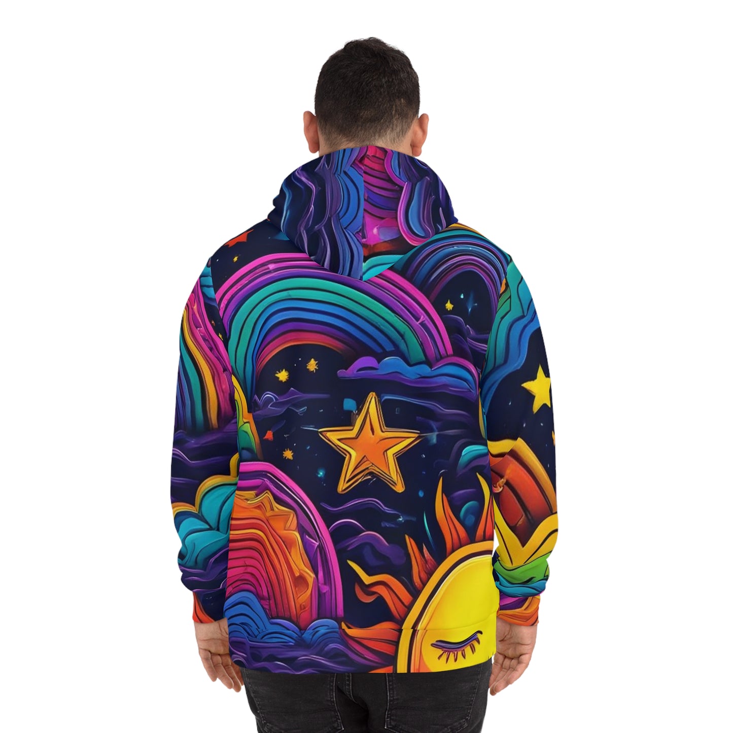 Galaxy Rainbow Sweatshirt with Hood - GFAM STORE