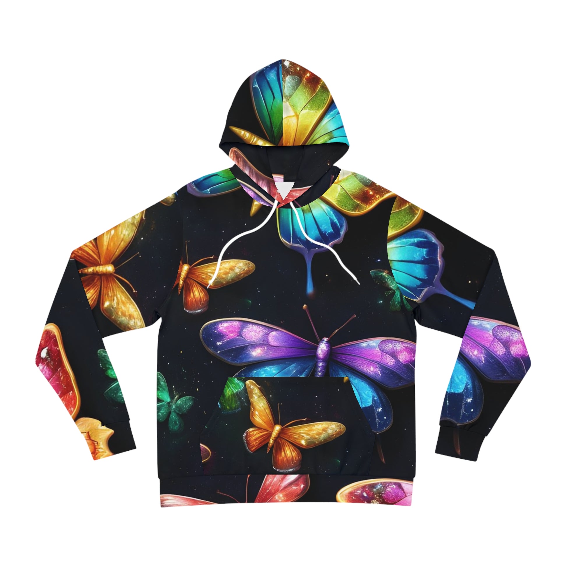 Iridescent Butterfly Sweatshirt with Hood 0 - GFAM STORE