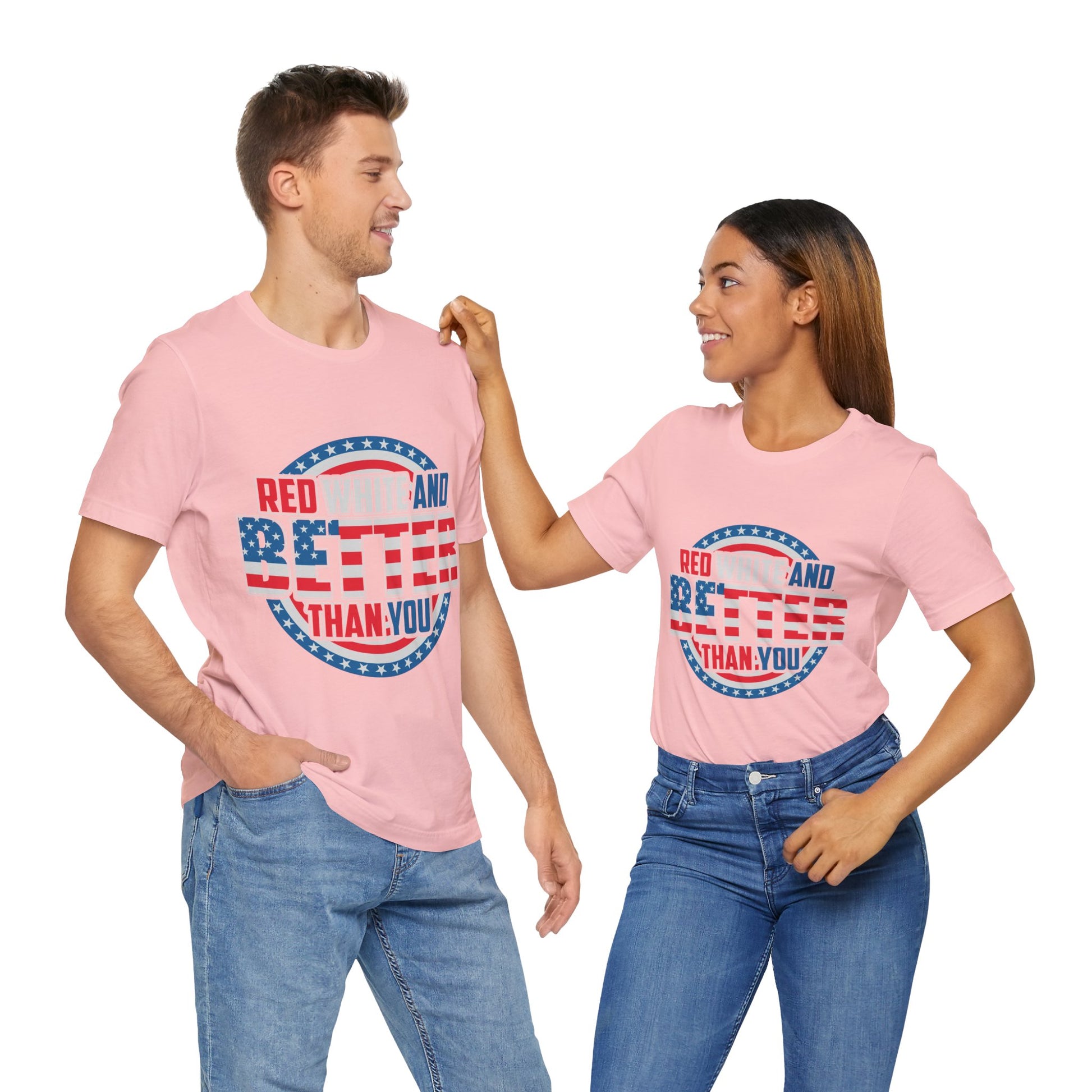 American T-Shirt: Red, White & Better Than You - GFAM STORE