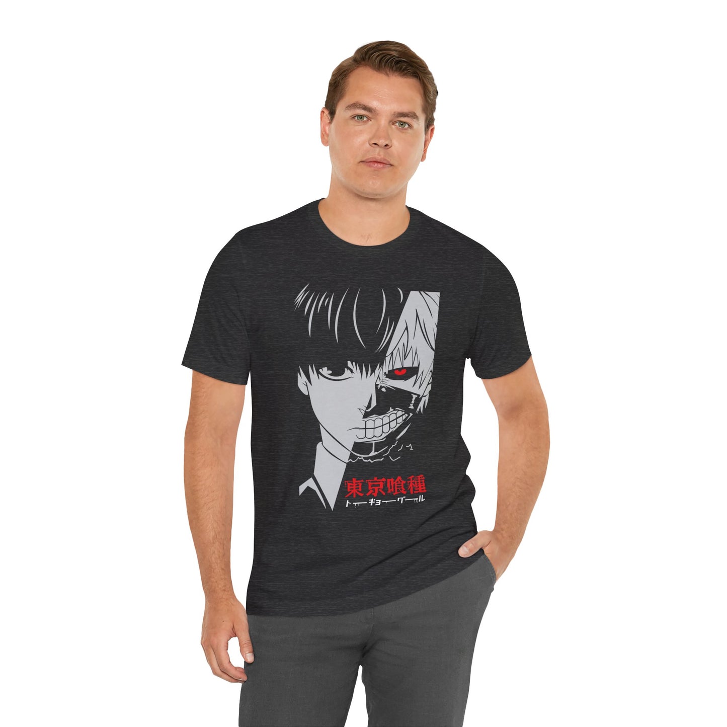 Tokyo Ghoul - Ken Kaneki Split Face T-Shirt - GFAM STORE