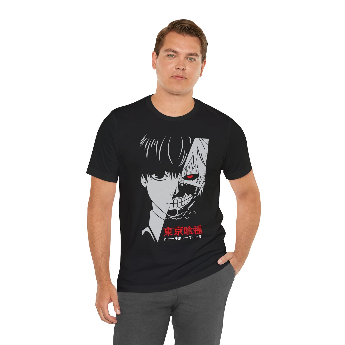 Tokyo Ghoul - Ken Kaneki Split Face T-Shirt - GFAM STORE