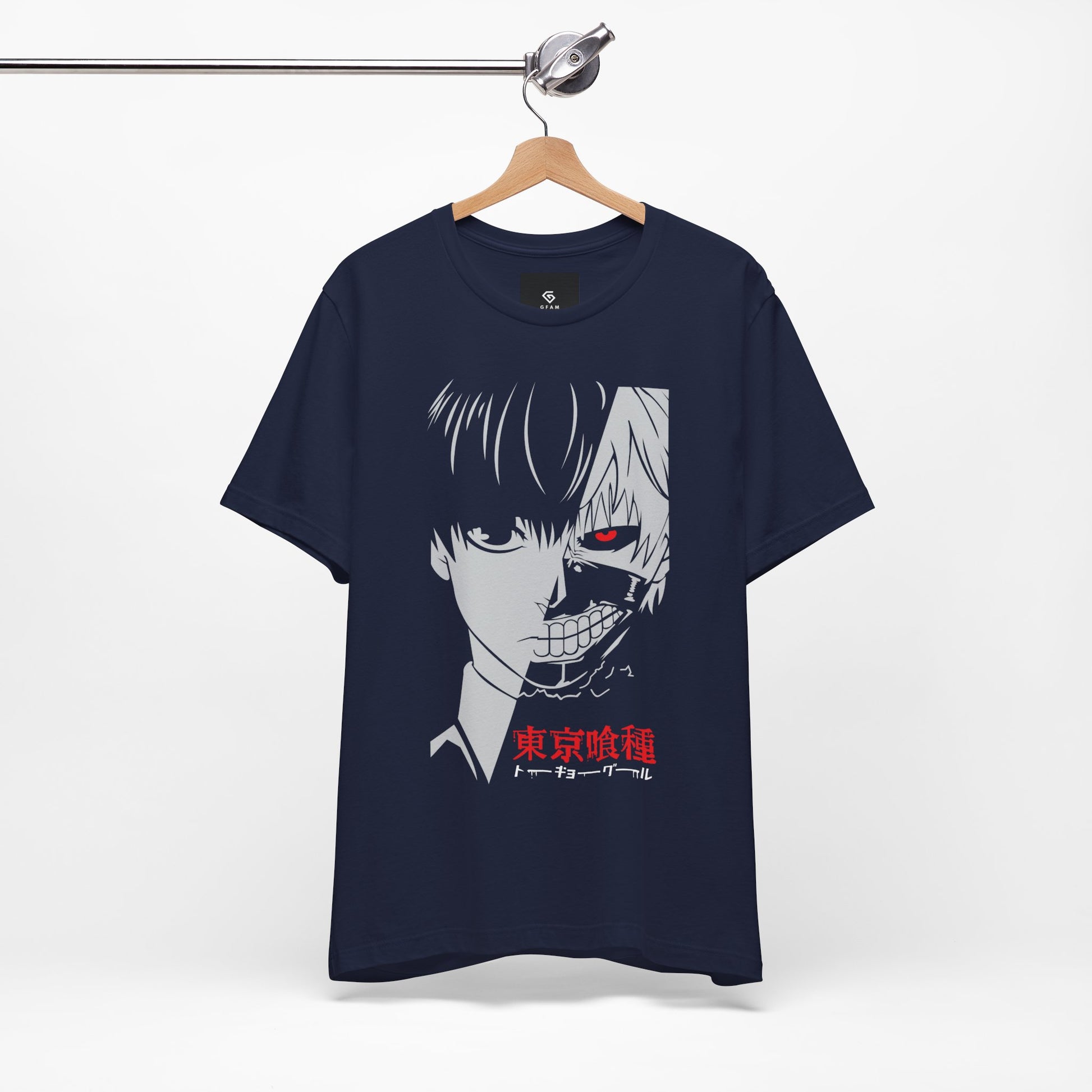 Tokyo Ghoul - Ken Kaneki Split Face T-Shirt - GFAM STORE