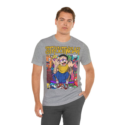 Streetwear T-Shirt - Cartoon Graphic - GFAM STORE