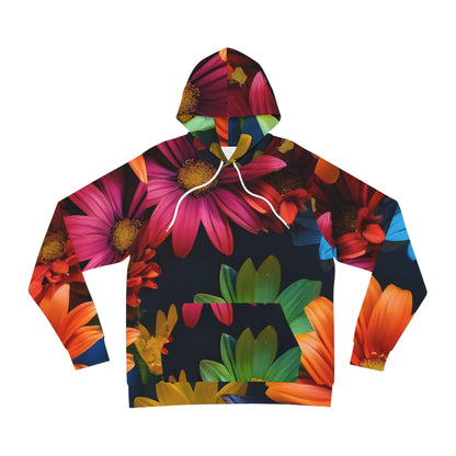 Vibrant Floral Sweatshirt with Hood - GFAM STORE