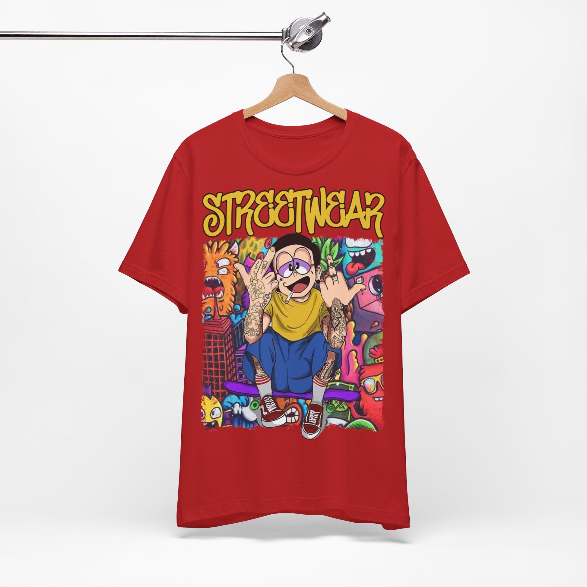 Streetwear T-Shirt - Cartoon Graphic - GFAM STORE