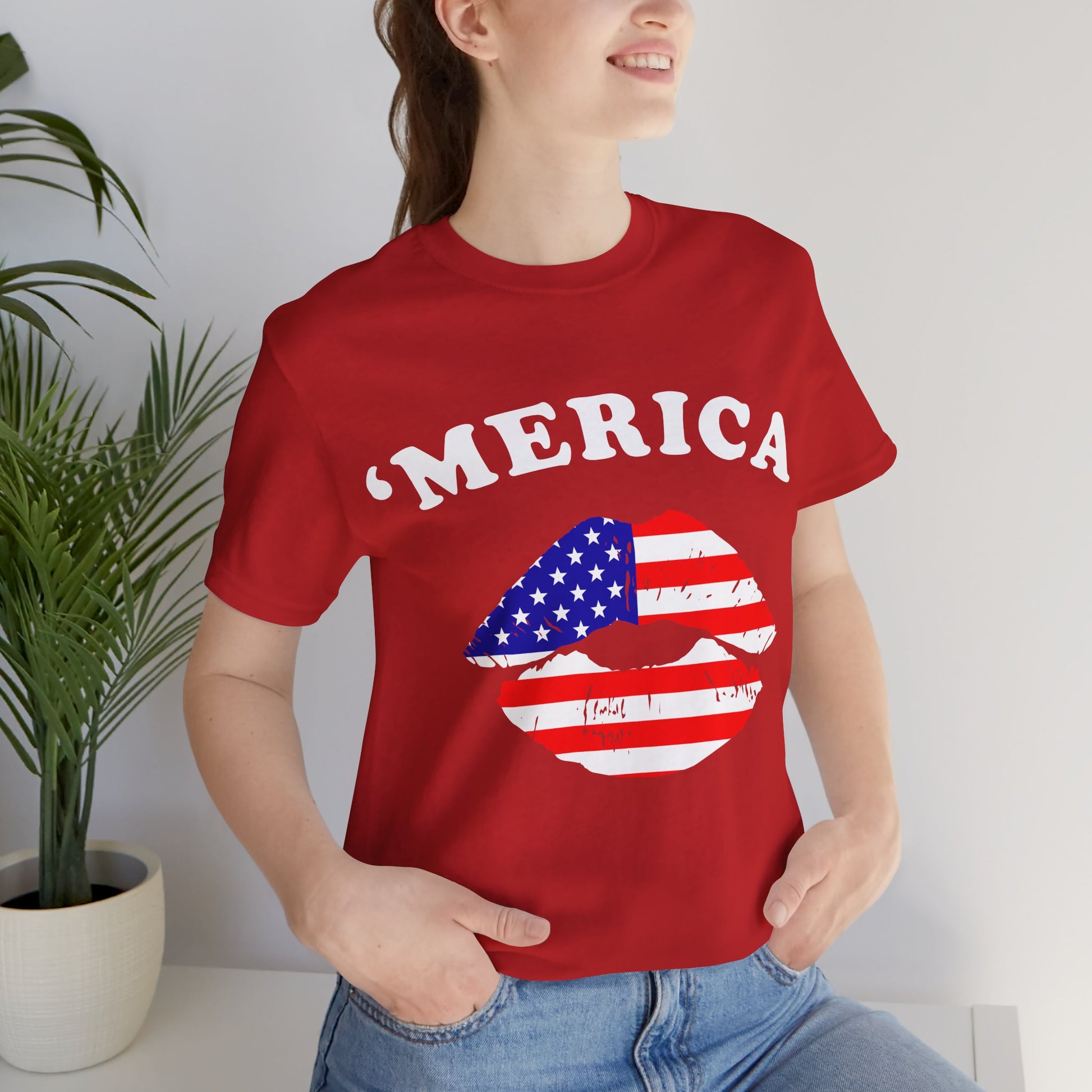 'Merica Tee - American Kiss - GFAM STORE