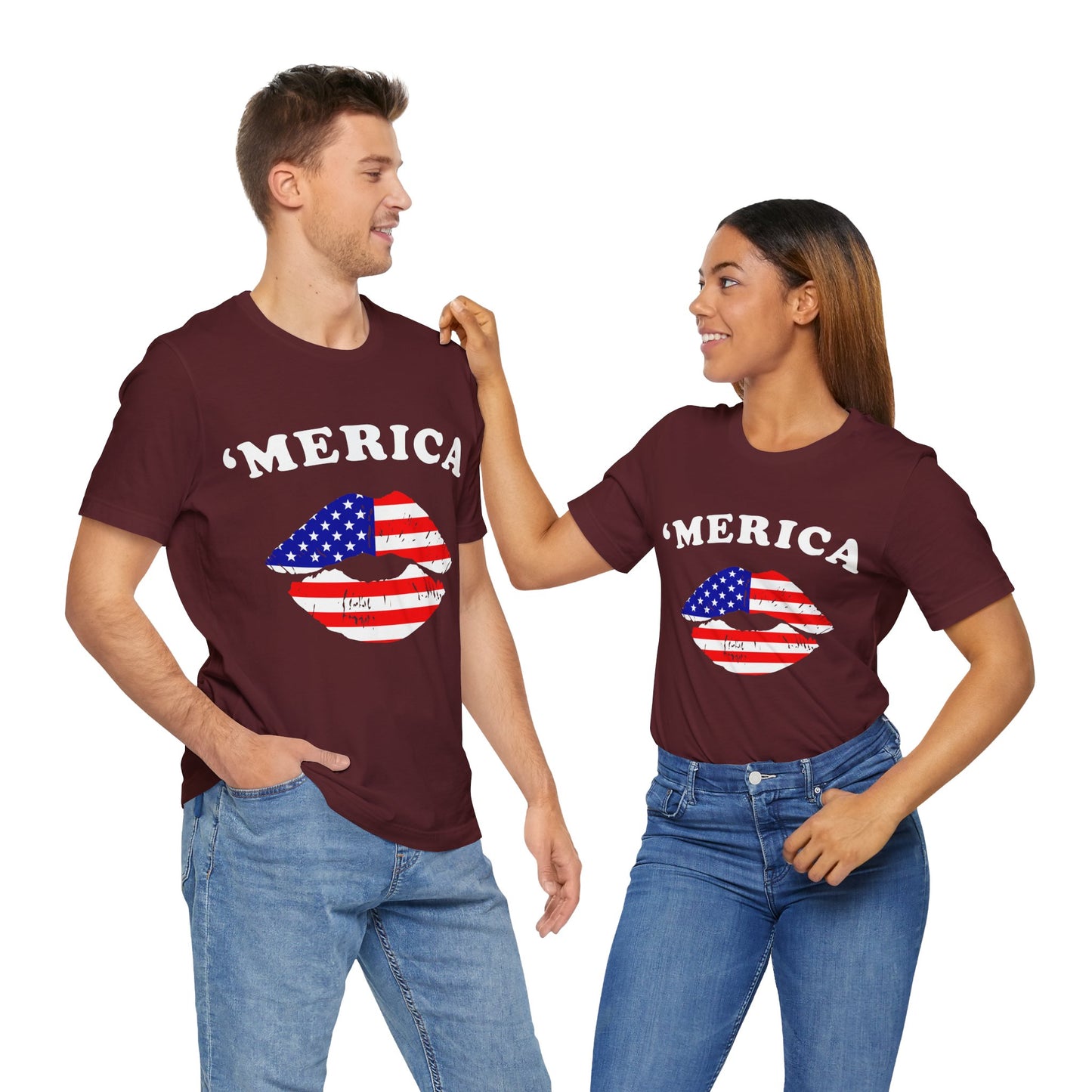 'Merica Tee - American Kiss - GFAM STORE