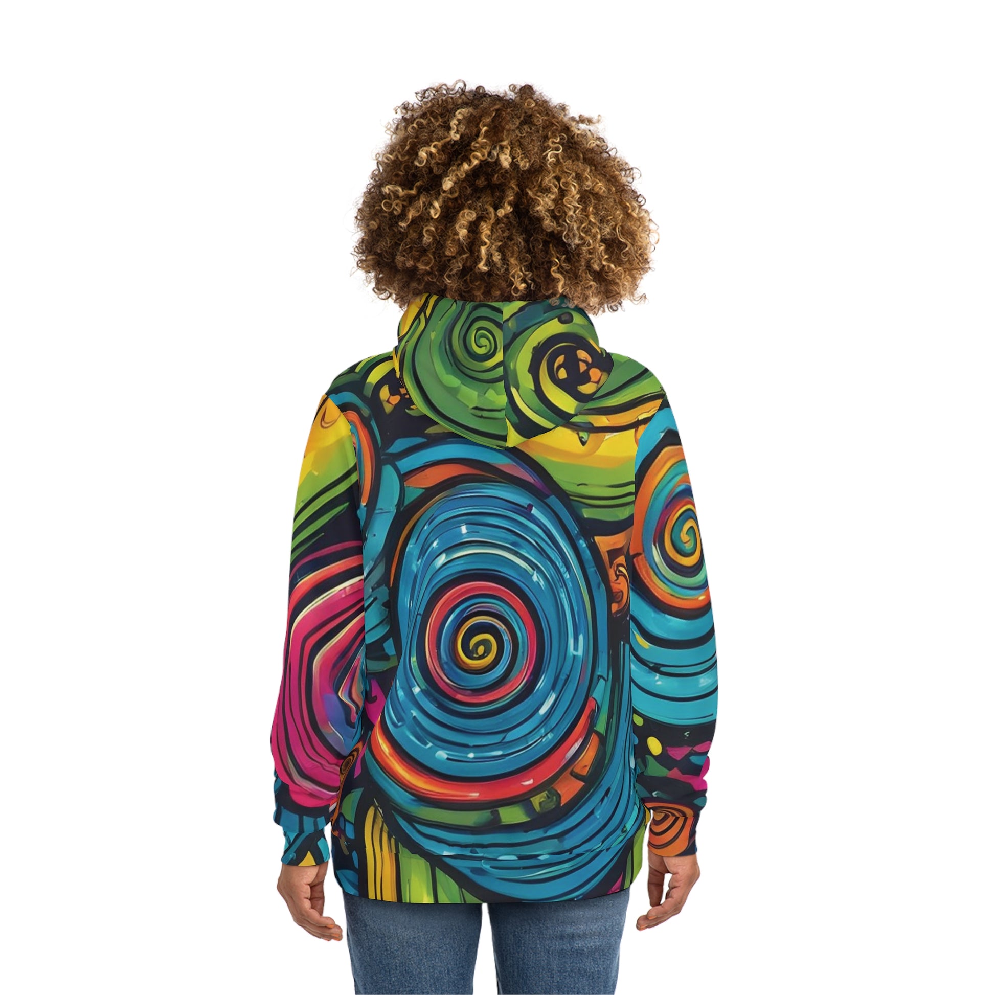 Whimsical Swirl Sweatshirt with Hood - GFAM STORE