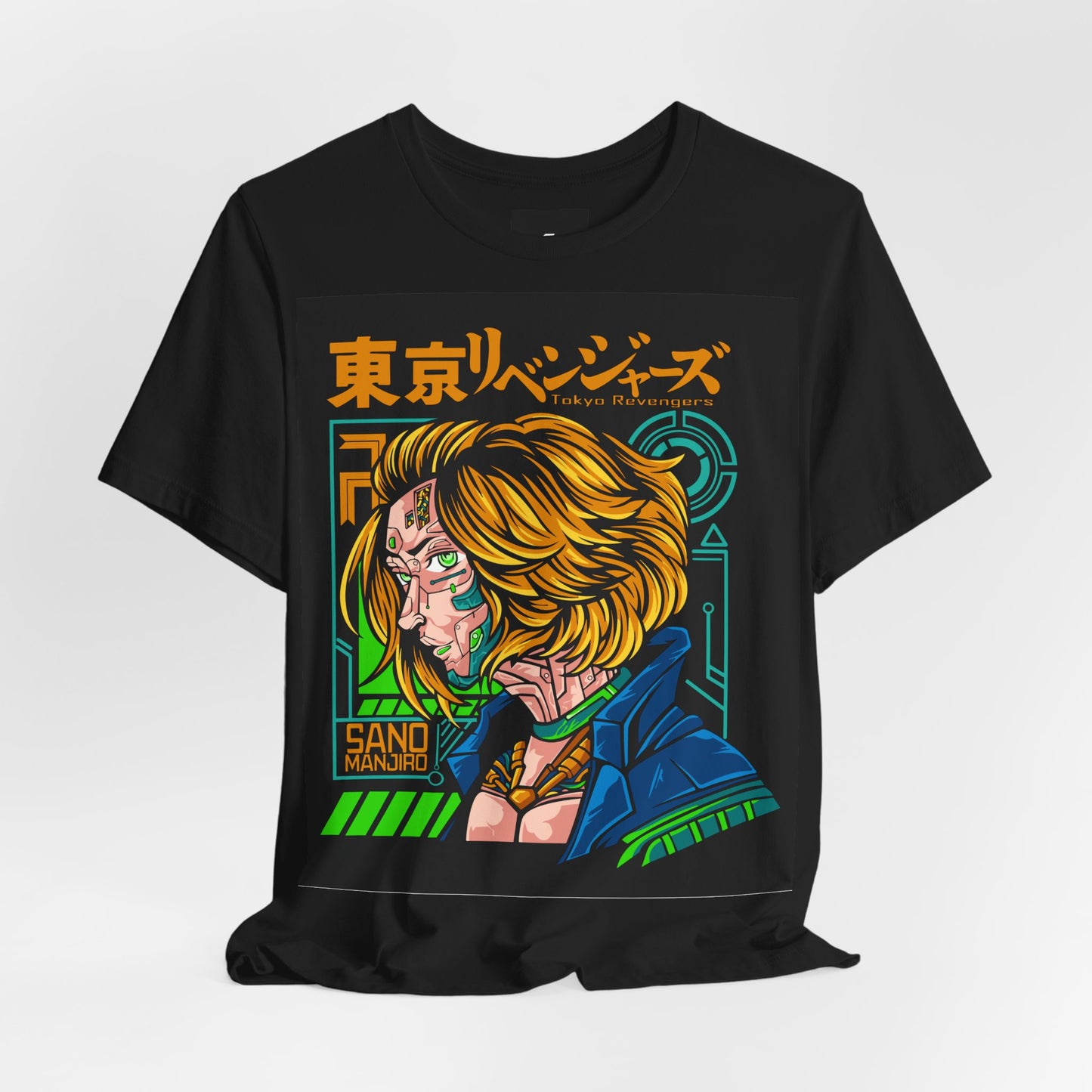 Tokyo Revengers T-Shirt - Sano Manjiro (Mikey) Cyberpunk - GFAM STORE