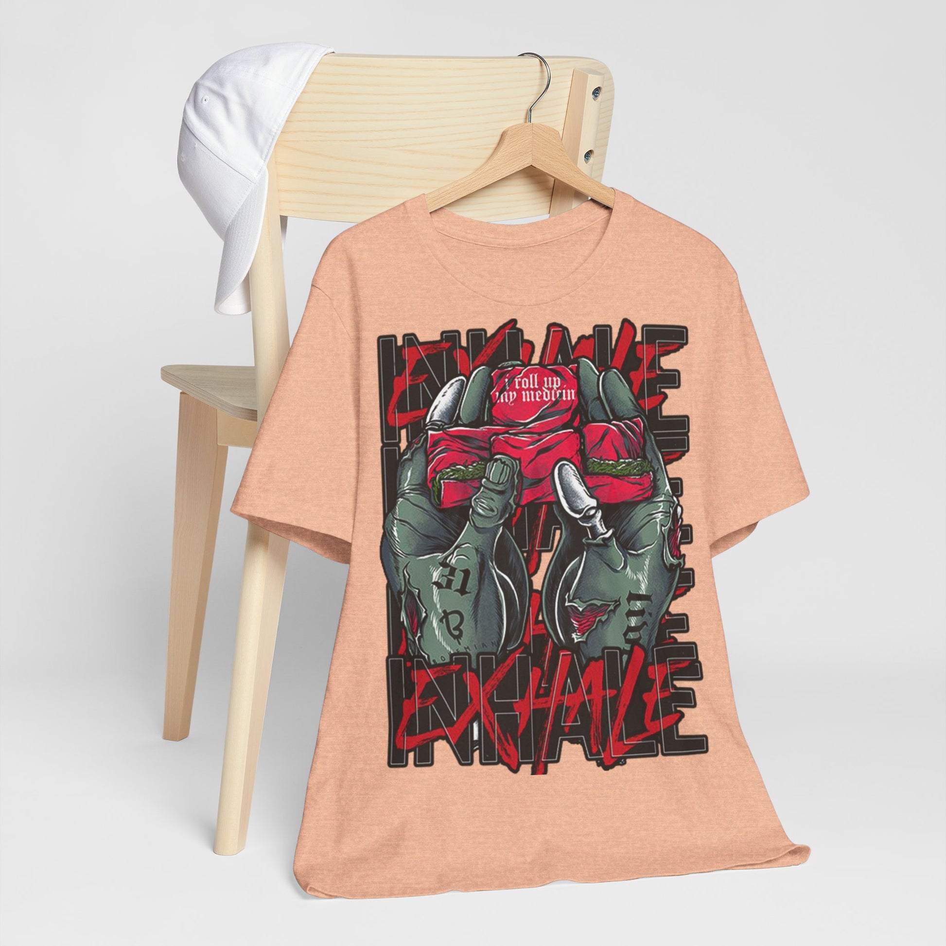 Inhale T-Shirt - Urban Graphic Art - GFAM STORE