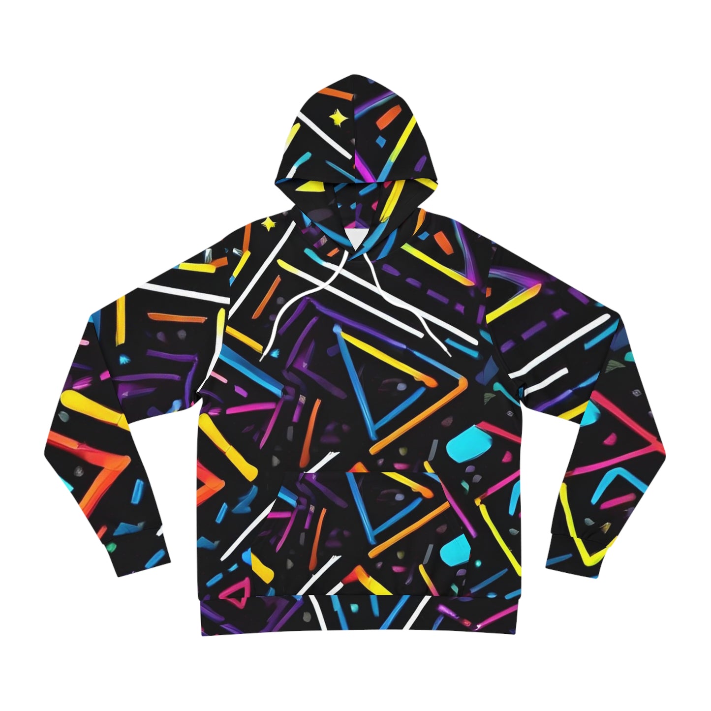 Geometric Streetwear Sweatshirt with Hood 2 - GFAM STORE